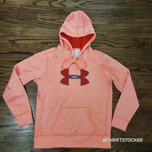Orange Under Armour hoodie